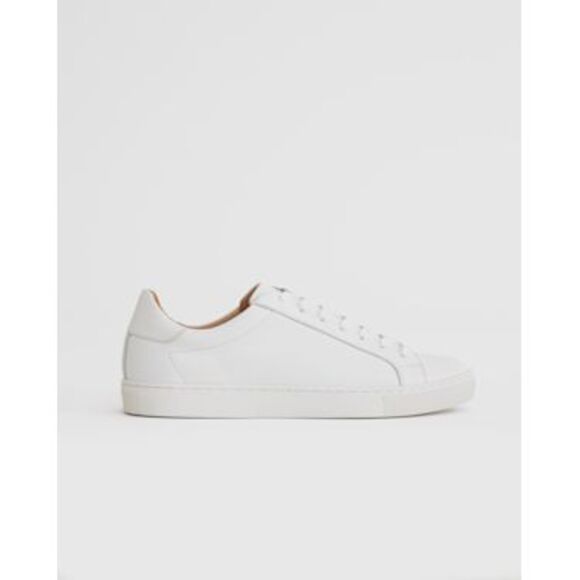 Quince Shoes - Quince Women 100% Leather Everyday Sneaker White Shoes 10.5